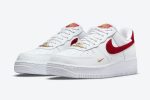 Wmns Nike Air Force 1 Essential Low 'White Gym Red' - Image 3