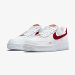 Wmns Nike Air Force 1 Essential Low 'White Gym Red' - Image 3