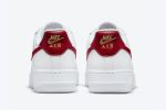 Wmns Nike Air Force 1 Essential Low 'White Gym Red' - Image 5