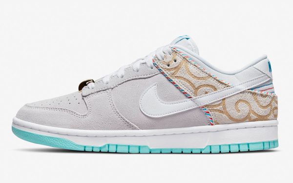 Nike Dunk Low SE 'Barber Shop - Grey'