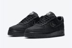 Stussy x Nike Air Force 1 Low 'Triple Black' - Image 3
