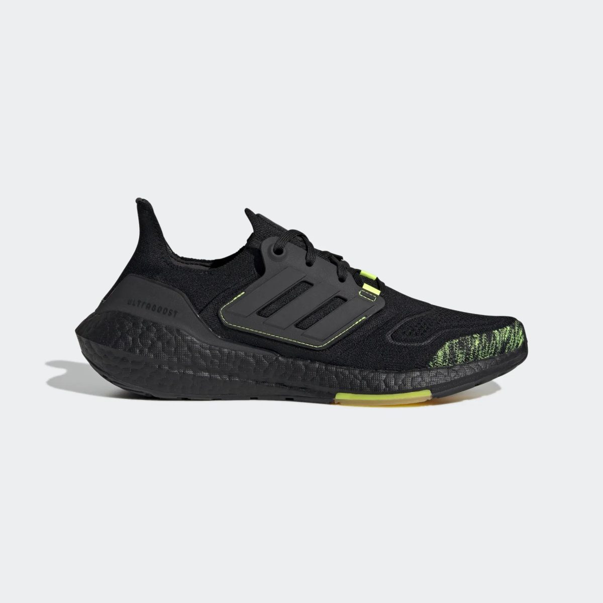 Adidas UltraBoost 22 'Black Solar Yellow' - Image 2