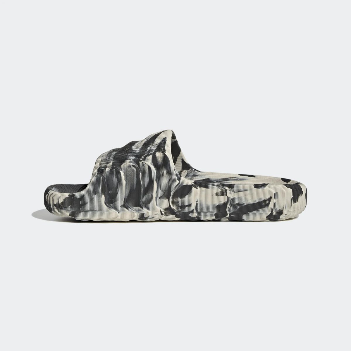 ezgif-1-020e794b52 Adidas Adilette 22 Slides 'Carbon Aluminium' - Image 1