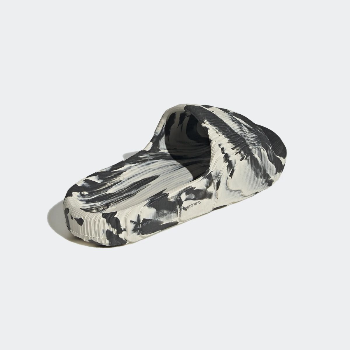 Adidas Adilette 22 Slides 'Carbon Aluminium' - Image 3