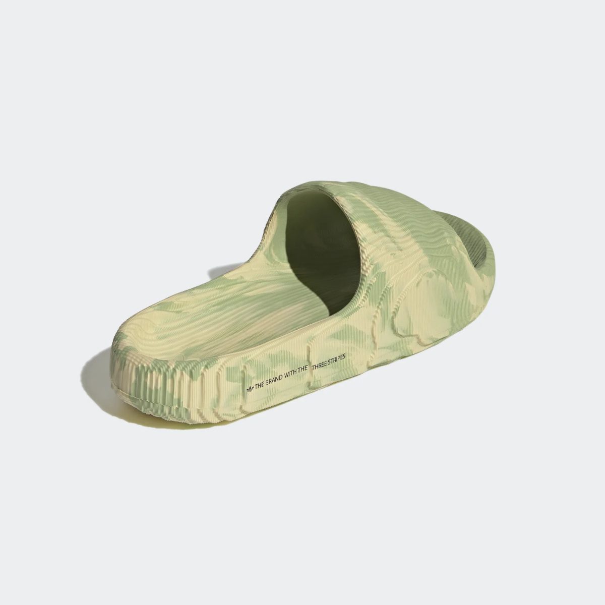 Adidas Adilette 22 Slides 'Magic Lime Desert Sand' - Image 3