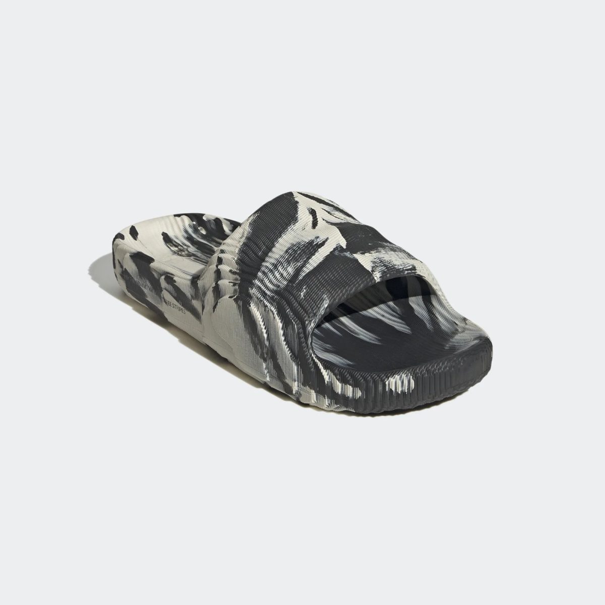 Adidas Adilette 22 Slides 'Carbon Aluminium' - Image 4