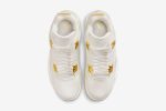 Wmns Air Jordan 4 Retro 'Metallic Gold' - Image 4