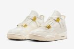 Wmns Air Jordan 4 Retro 'Metallic Gold' - Image 3
