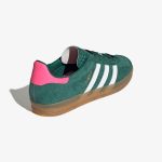 Wmns Adidas Gazelle Indoor 'Collegiate Green Pink' - Image 3