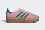 Wmns Adidas Gazelle Bold 'True Pink Green' - Image 2