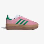Wmns Adidas Gazelle Bold 'True Pink Green' - Image 2
