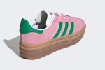 Wmns Adidas Gazelle Bold 'True Pink Green' - Image 3