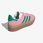 Wmns Adidas Gazelle Bold 'True Pink Green' - Image 3