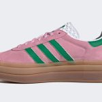 Wmns Adidas Gazelle Bold 'True Pink Green'