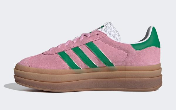 Wmns Adidas Gazelle Bold 'True Pink Green'