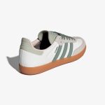 Wmns Adidas Samba OG 'White Silver Green' - Image 3