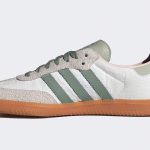 Wmns Adidas Samba OG 'White Silver Green'