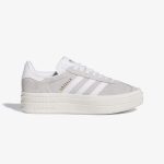 Wmns Adidas Gazelle Bold 'Grey White' - Image 2