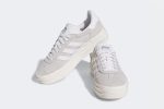 Wmns Adidas Gazelle Bold 'Grey White' - Image 3