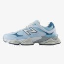NB 9060 Chrome Blue sneaker with light blue mesh, darker blue overlays and grey sole