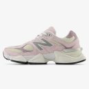 Rose Sugar and Angora NB 9060 sneaker with layered suede and mesh upper