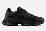 New Balance 9060 'Triple Black Leather' - Image 2