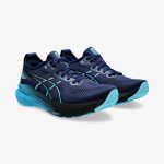 digital aqua asics runner - Side product view