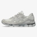 gel-nyc grey cream - Grey Cream GEL-NYC sneaker with layered cream upper and cushioned running sole