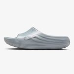 ReactX Rejuven8 Slide Wolf Grey sandal with tonal molded strap and cushioned footbed