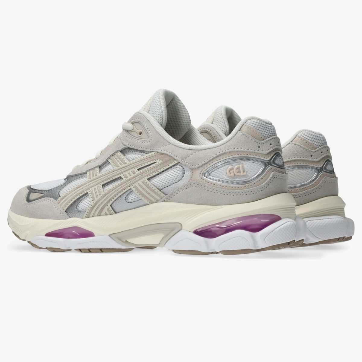 asics cream runner - Side product view