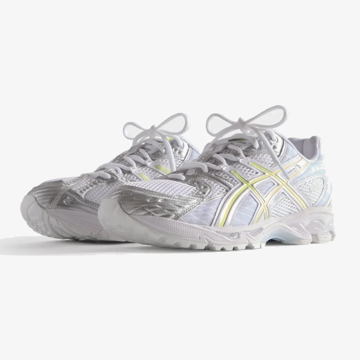 white pure silver asics - Side product view