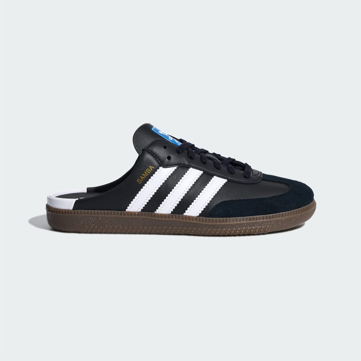 black white gum samba mule - Alternate product view