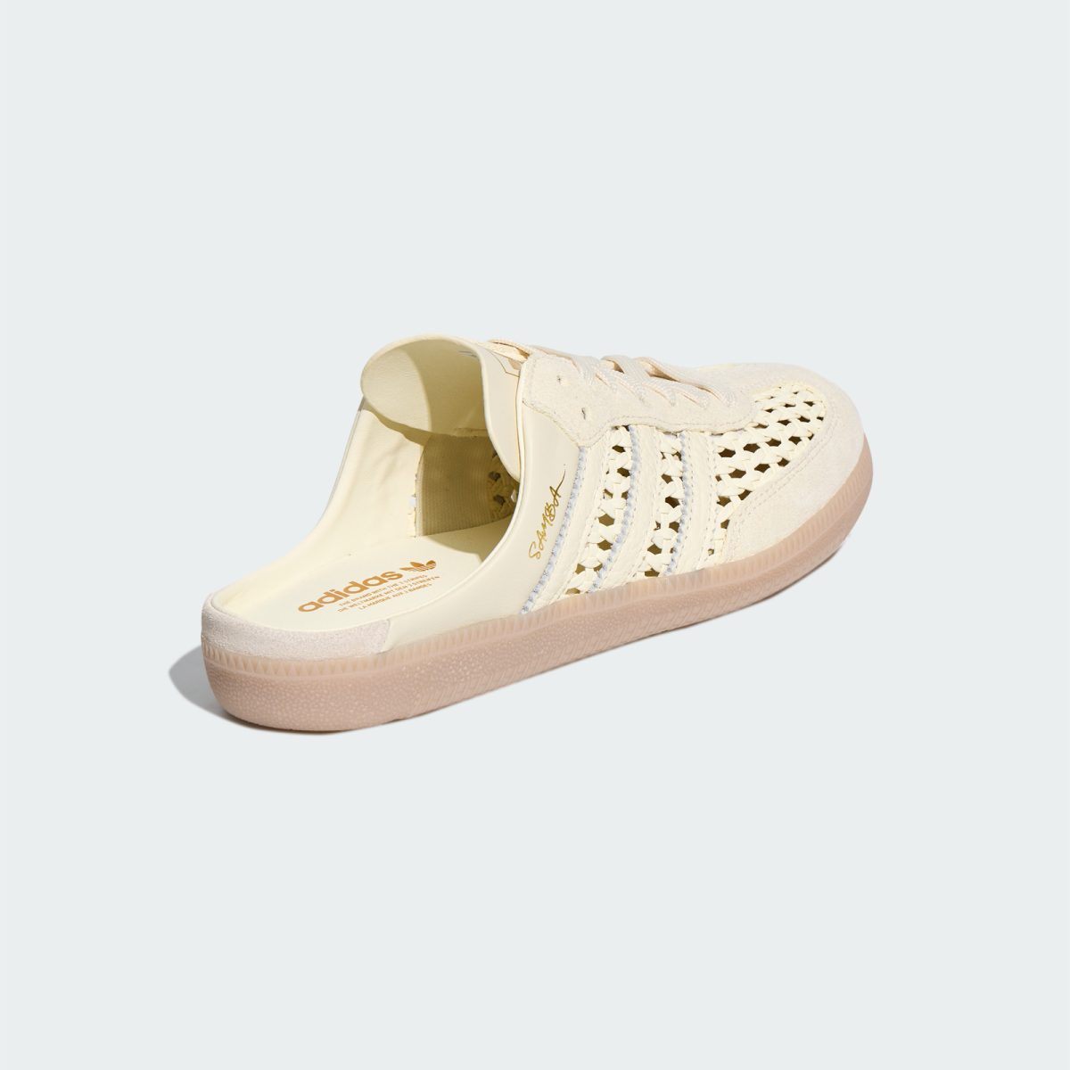 woven samba mule - Side product view
