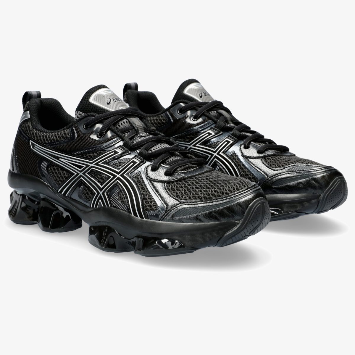 graphite grey black sneakers - Side product view