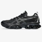 gel quantum kinetic graphite grey - Graphite Grey and Black GEL-Quantum Kinetic sneaker with sculpted sole