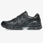 gel nyc triple black - Black GEL-NYC sneaker with tonal layered runner construction