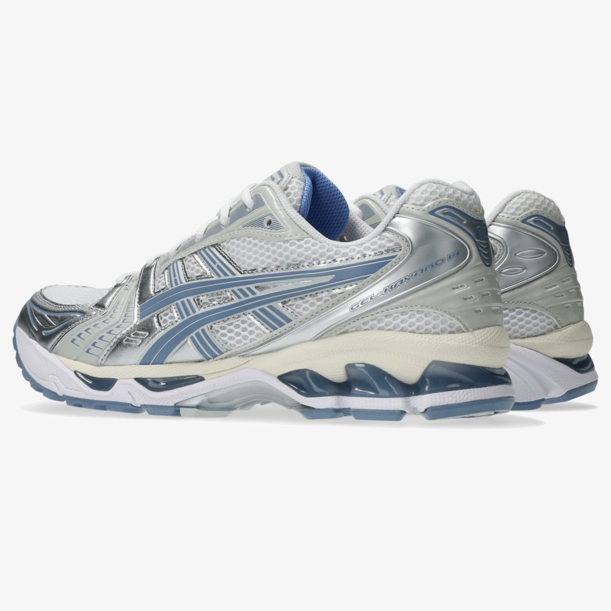 white light navy sneakers - Side product view