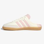 cream pink samba mule - Women's Samba mule sneaker in Cream and Pink with an open heel and low-profile rubber sole