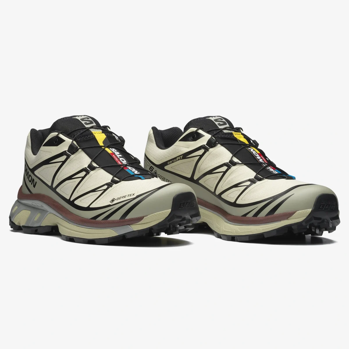 salomon green gore-tex shoe - Side product view