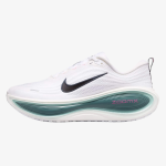 vomero plus white - White Vomero sneaker with black, slate, and pink accents