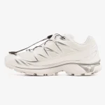 xt-6 gtx white silver - White Silver XT-6 GTX sneaker with layered white upper and technical sole