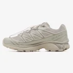 xt-6 ghost grey - Ghost Grey XT-6 sneaker with tonal mesh and technical overlays