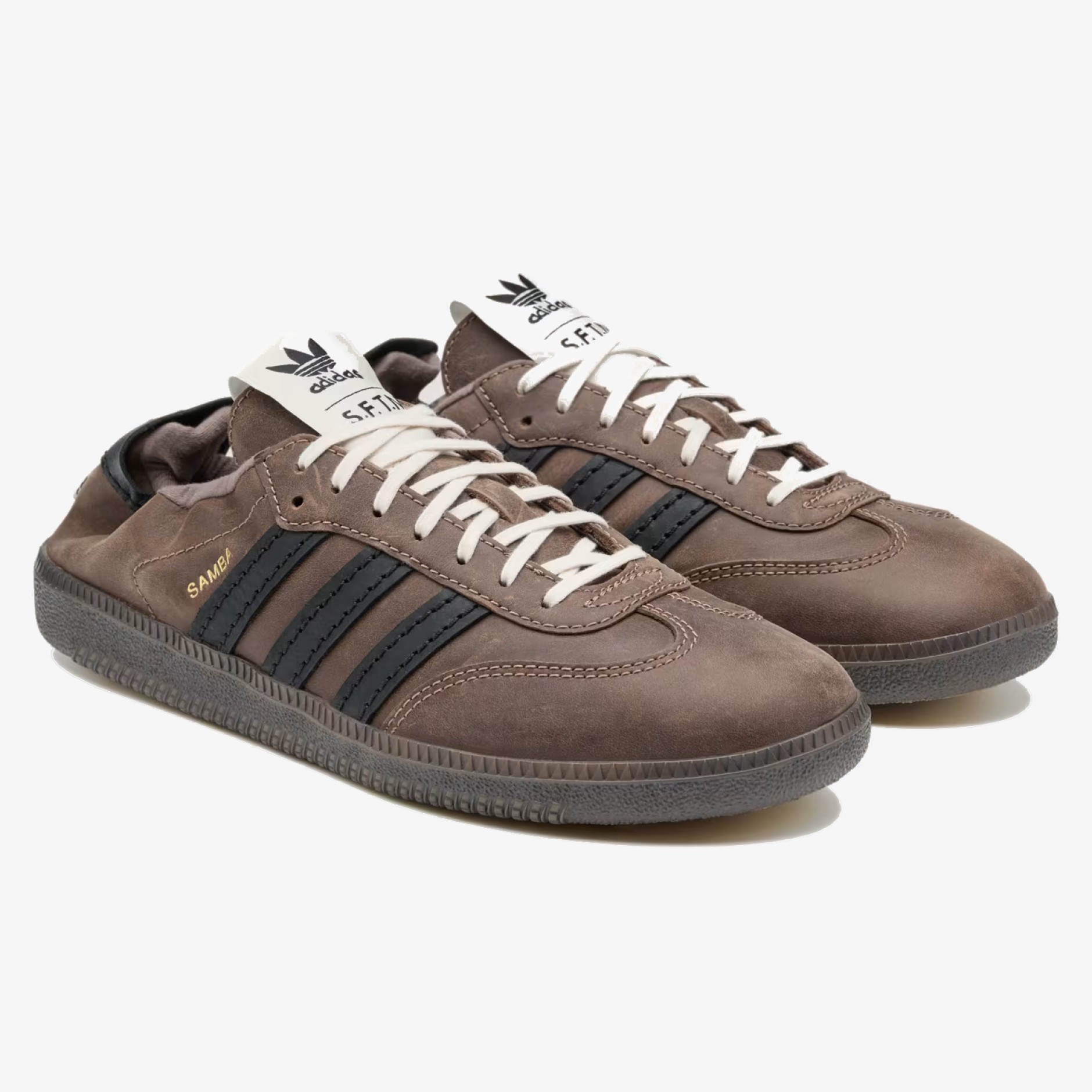 deconstructed adidas terrace shoe - Side product view