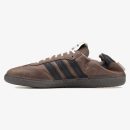 Brown SFTM Samba OG Decon sneaker with black and gold details