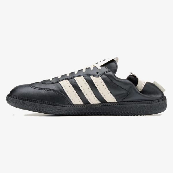 sftm samba og black white - Black SFTM Samba OG sneaker with cream white and gold details