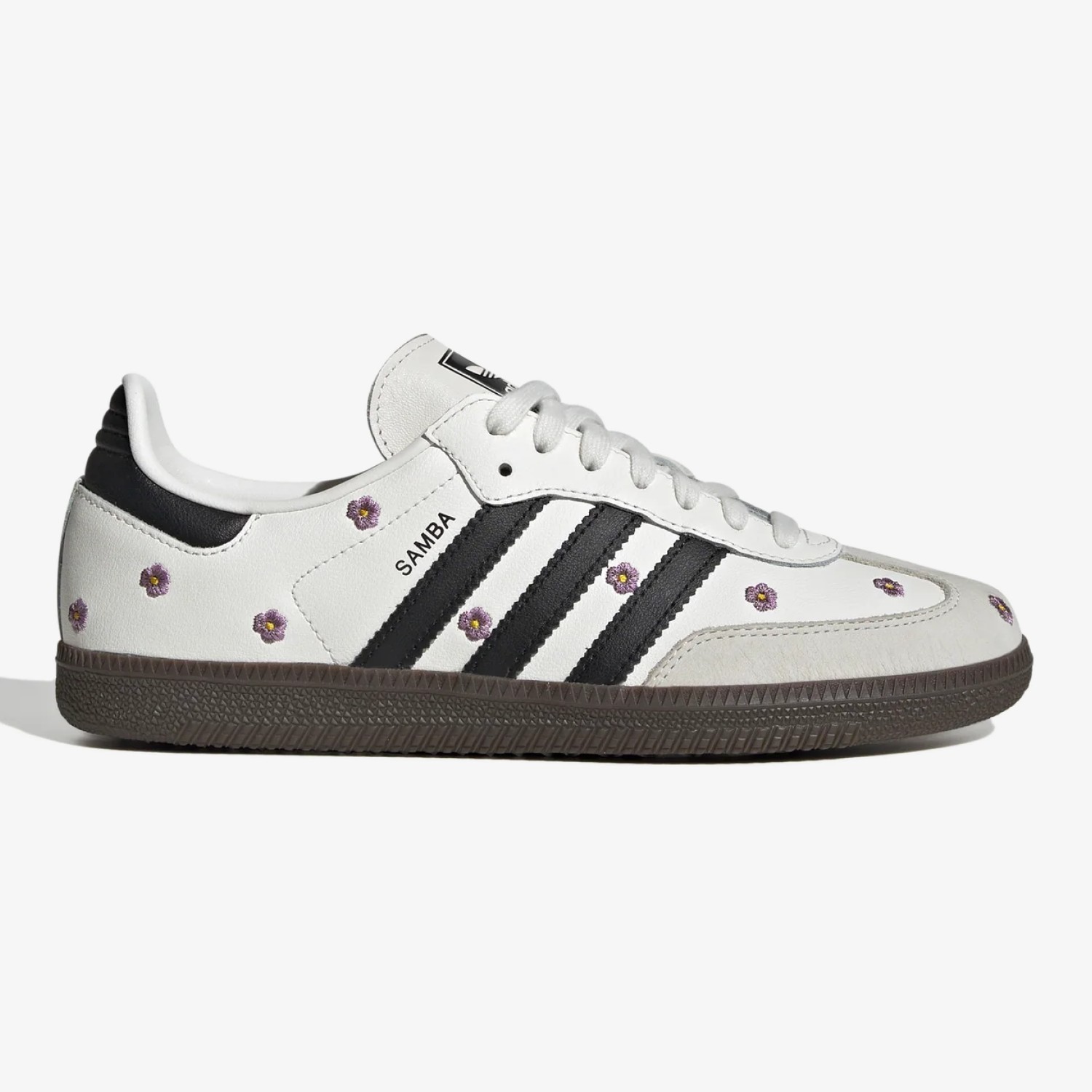 white embroidered adidas shoe - Alternate product view