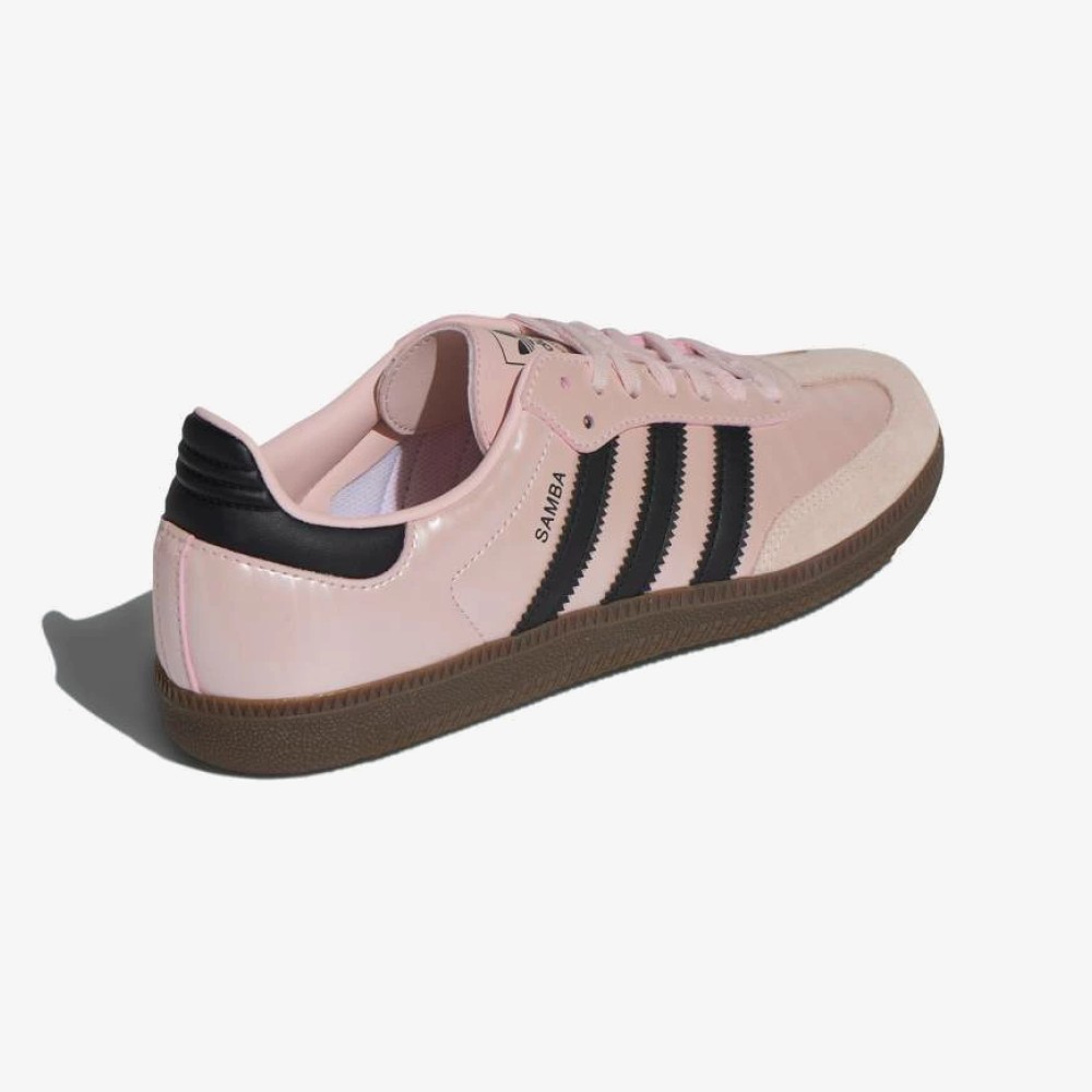 pink black casual shoe - Side product view