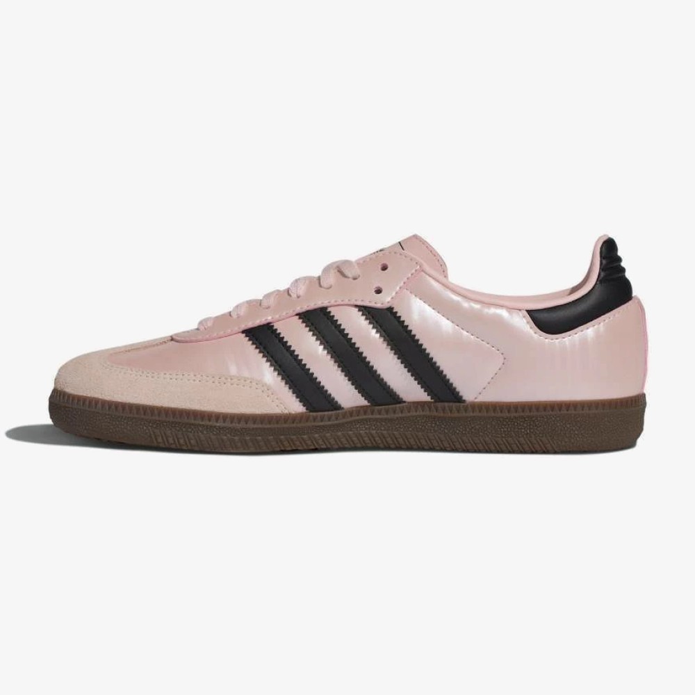 women's sandy pink samba - Sandy Pink Samba sneaker with Core Black and Wonder Quartz details