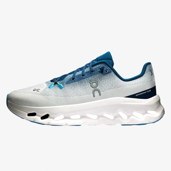men's cloudtilt sneaker - Men's ivory and tempest Cloudtilt sneaker with engineered mesh and cushioned sole.